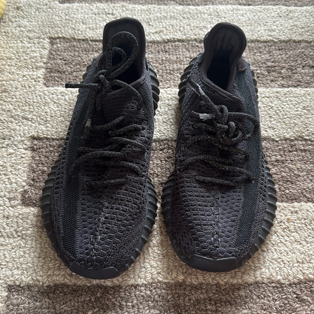 Black women's yeezy sneakers